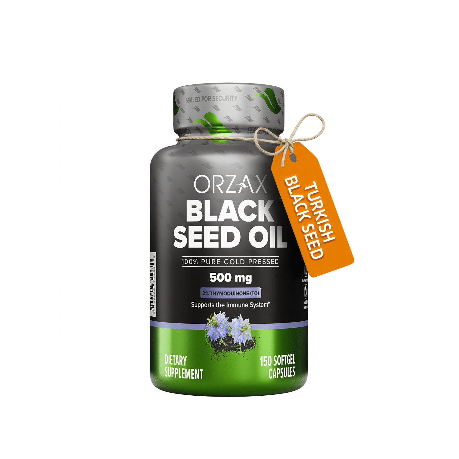 Zhou Nutrition, Black Seed Oil, 8oz, Omega 3 6 9, Cold Pressed