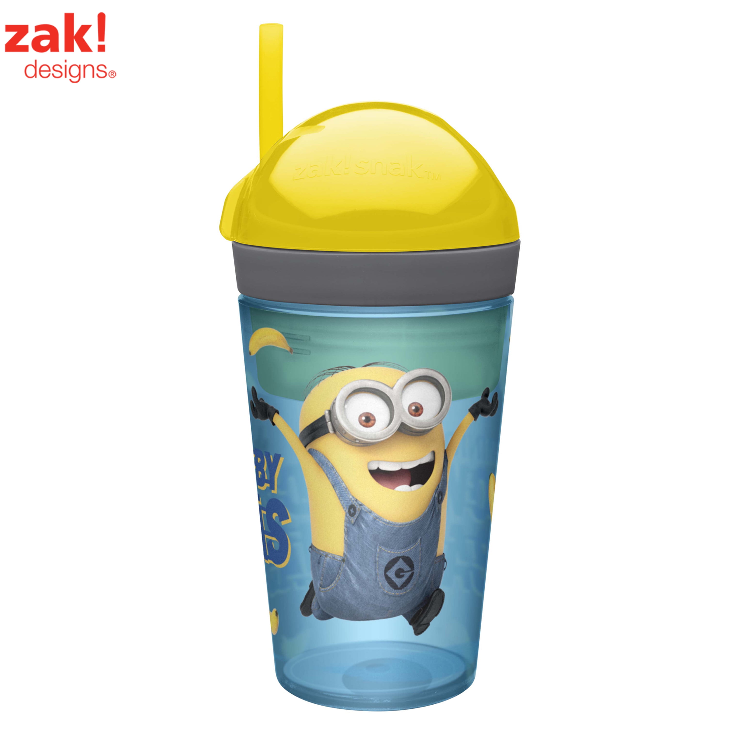 Zak LUNCH DINNER MEAL TIME SETS Minions Character Eating Drinking Containers 