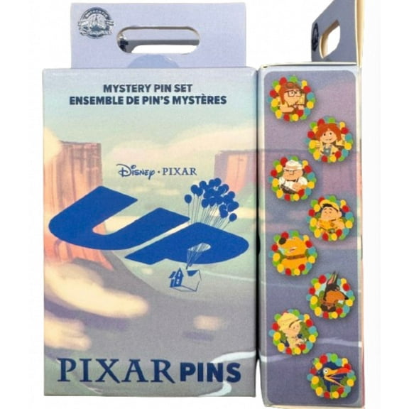 Disney Parks Pixar UP Mystery Pin Set New With Box