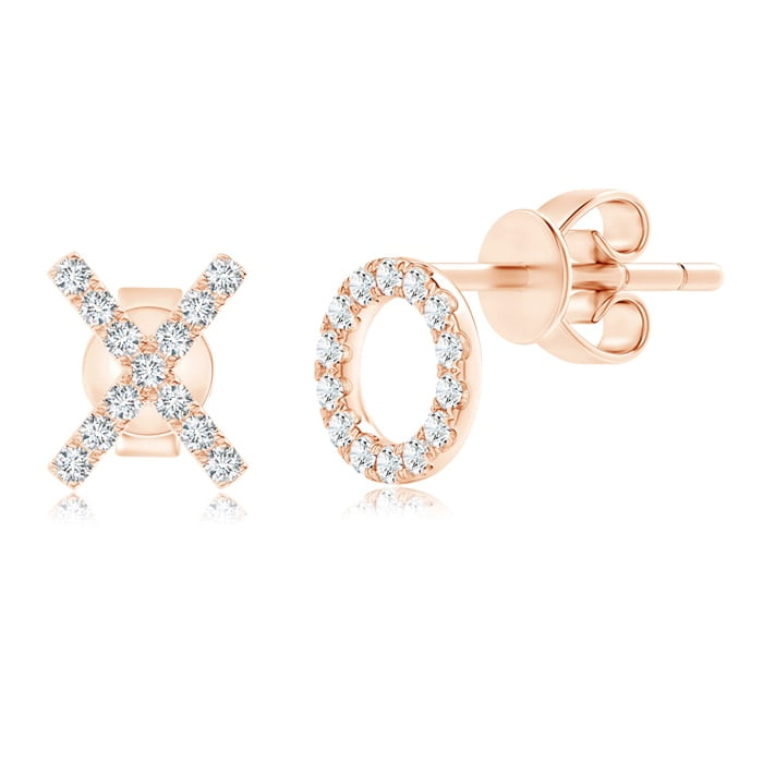 rose gold stud earrings sale