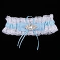 thumbnail image 4 of Liga Cinta Flor Nupcial Bowknot Muslo Boda Flor Cordón Despedida de Soltera Soledad liga nupcial de la boda, 4 of 9