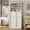 White, variant on Gaderth Tall Bathroom Cabinet, Slim Freestanding Cabinet, Floor Storage Cabinet with Doors & 2 Drawers, 51" H Tall Organizer Cabinet Freestanding for Bathroom, Living Room, Kitchen & Pantry