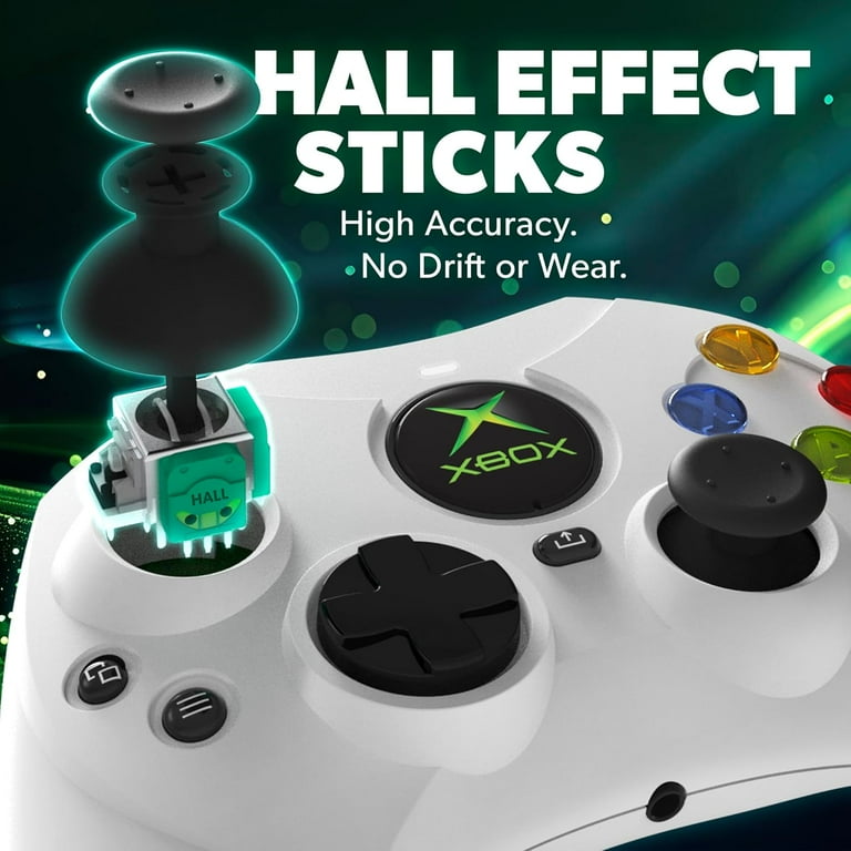 Hyperkin M01618-WH Wired Controller For Xbox White - Walmart.com