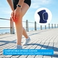 thumbnail image 5 of Uxcell M Protective Knee Pads Volleyball Knee Pads Sponge Knee Pads Brace, Blue 3 Pairs, 5 of 6