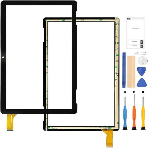for Onn 10.1 inch Tablet 2020 2APUQW1027 Model 100011886 Touch Screen Glass Panel Lens Replacement Repair Parts with Free Tools