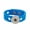 Blue, variant on Snap Jewelry Silicone Adjustable Bracelet in Red with Single Charm Holder 7 Inch