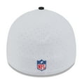 thumbnail image 4 of Men's New Era  White/Black Jacksonville Jaguars 2025 NFL Training Camp 39THIRTY Flex Hat, 4 of 5