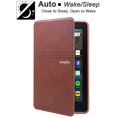 thumbnail image 3 of GoldCherry for Amazon Fire HD 8 Tablet Case, Folio PU Leather Stand Smart Cover with Auto Wake/Sleep Function for Amazon Fire HD 8 6th/7th/8th Generation 2016/2017/2018 Release(Brown), 3 of 8