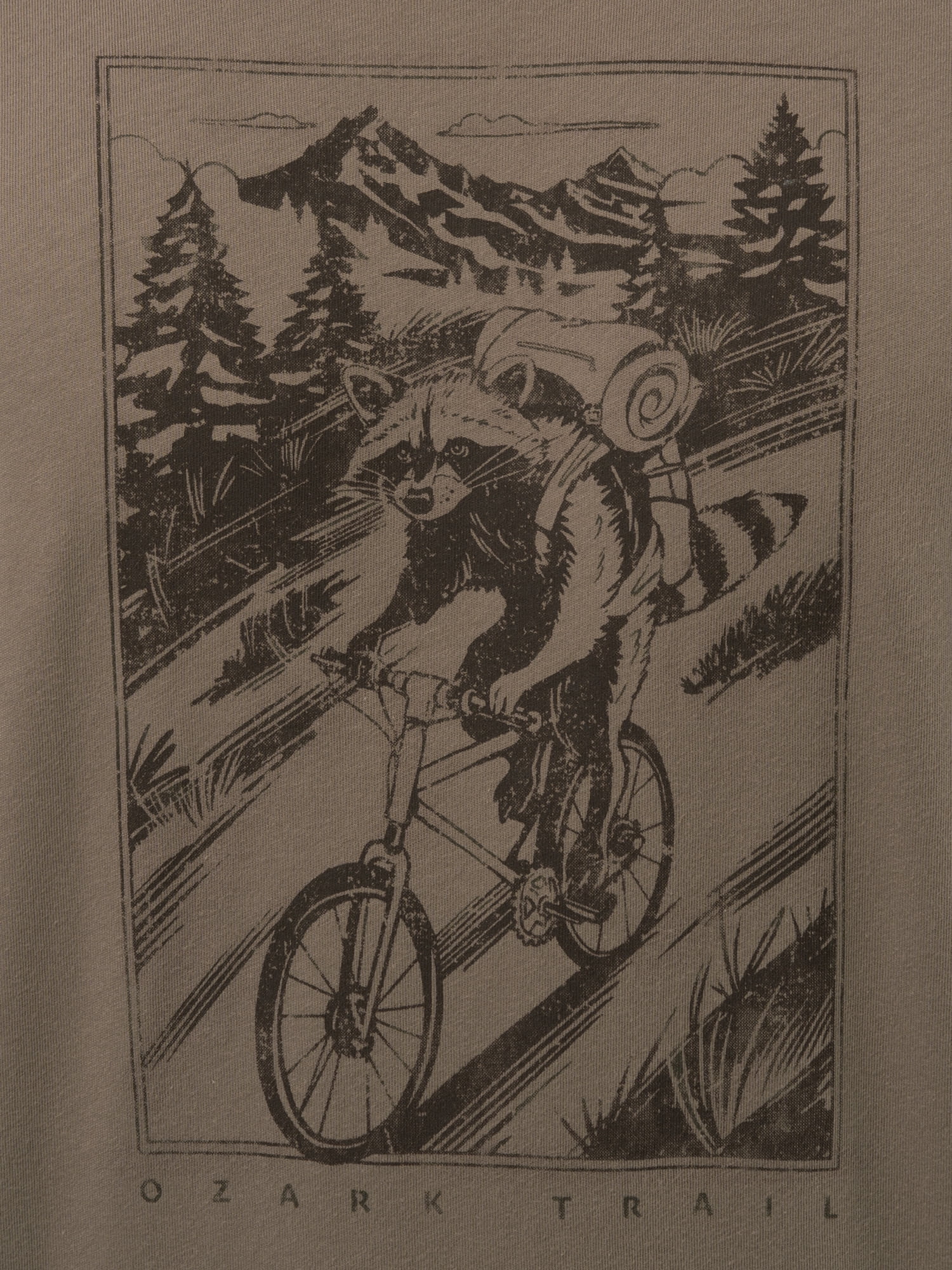 Ozark Trail Men's Active Graphic Tee with Short Sleeves, Sizes S-3XL