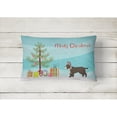 thumbnail image 2 of Carolines Treasures CK3829PW1216 Black French Bulldog Pit Bull Mix Christmas Tree Canvas Fabric Decorative Pillow, 12H, 2 of 4