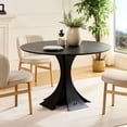 thumbnail image 4 of Black MDF Kitchen Table for Small Spaces / Quick to Assemble, 4 of 5