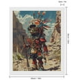 thumbnail image 2 of Diamond Art Kits for Adults, Tribal Futuristic WarriorDiamond Painting Kits for Beginners, Frameless Round 5D Full Drill Diamonds Art Gem Art Crafts Home Decor Gifts, 2 of 8