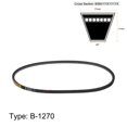 thumbnail image 2 of Uxcell B-1270 V-Belts Drive Belt 1270mm Inner Girth Rubber for Power Transmission 2 Pack, 2 of 6