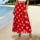 thumbnail image 2 of Faldas de Mujer Midi Moda de Gasa Impresa Midi Falda para las Mujeres, Falda de Verano Casual con Ajuste Cómodo Suelto, 2 of 7