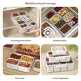 thumbnail image 3 of EastVita Large Snack Box, Divided Serving Tray with Lid, Charcuteries Container for Portable Snack Platters, Clear Organizer for Candy Building Blocks Nuts Snacks, 3 of 8