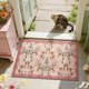 thumbnail image 1 of Alfombra Jinchan Floral para Entrada 60x90 cm Rosa Lavable Antideslizante, 1 of 9