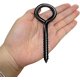 thumbnail image 3 of 4 Uds. Ganchos de tornillo de ojo negros de 5 pulgadas ganchos de tornillo de acero inoxidable para silla de columpios, Yoga para colgar, aplicaciones de amarre, 3 of 5
