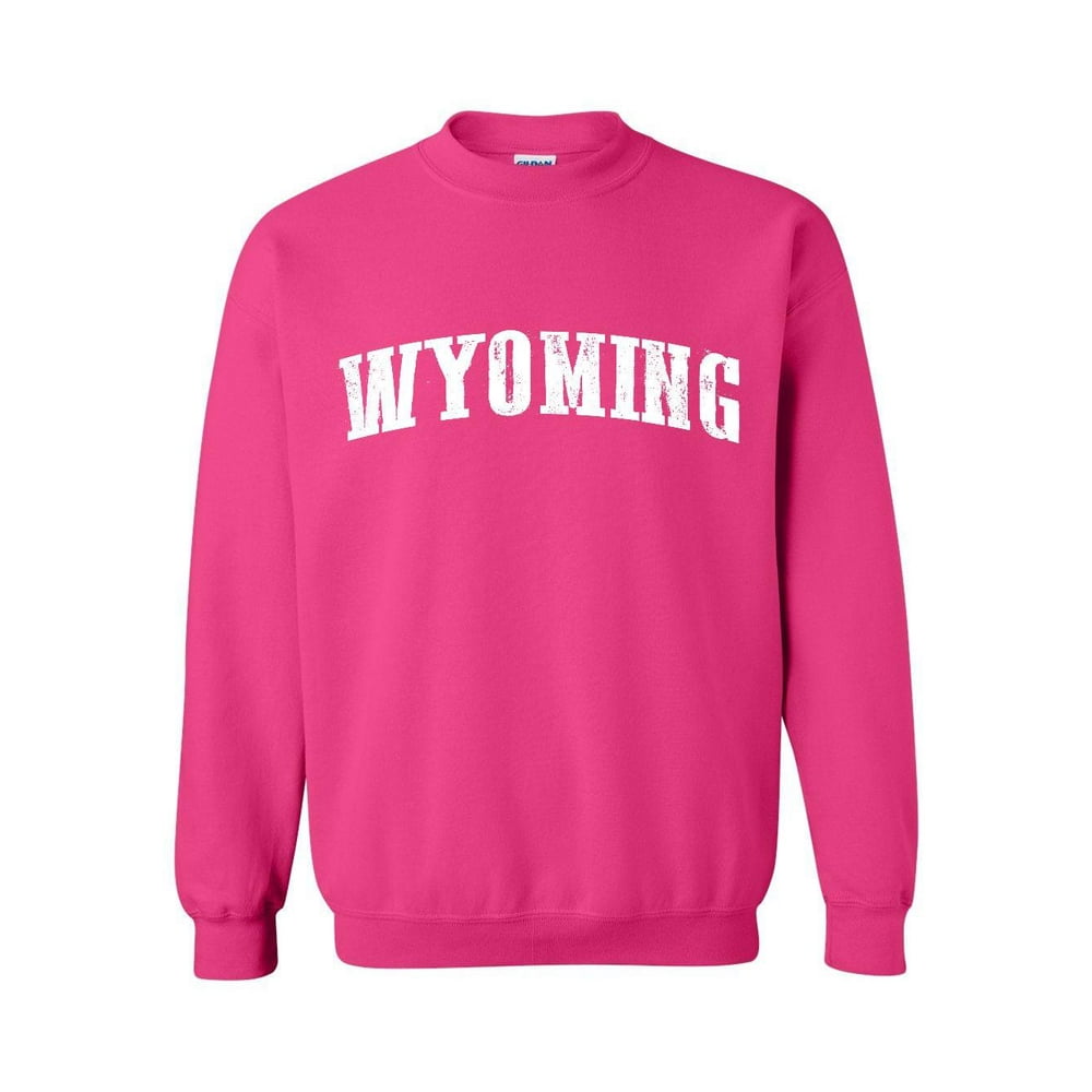 Unisex WY Wyoming Cheyenne Crewneck Sweatshirt - Walmart.com - Walmart.com
