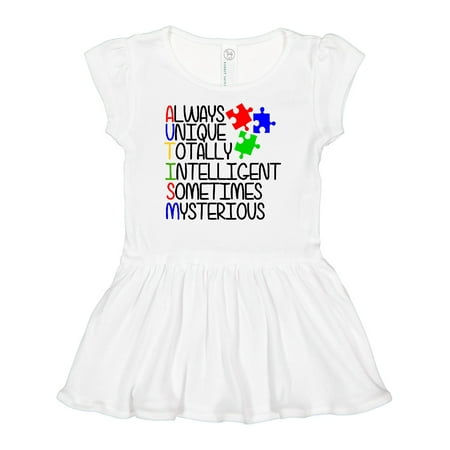 

Inktastic Autism Awareness Acronym Girls Baby Dress