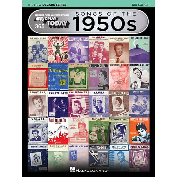 Songs of the 1950s - The New Decade Series: E-Z Play Today Volume 365, (Paperback)