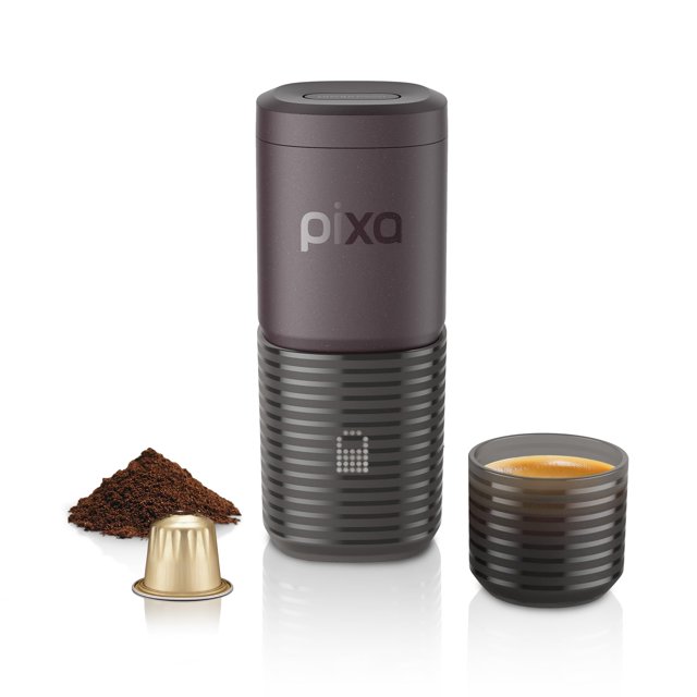 Cafetera portátil WACACO Pixapresso 20 bar color burdeos oscuro