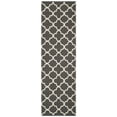 thumbnail image 2 of SAFAVIEH Montauk Nelson Geometric Cotton Runner Rug, Dark Grey/Ivory, 2'3" x 7', 2 of 6