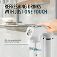 thumbnail image 7 of Culinary Chef Effortless Soda Maker - Eco-Friendly, Electricity-Free, with Reusable Bottle - White, 7 of 7