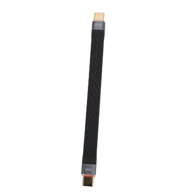 Cable USB C Corto, Transferencia De Datos De Alta Velocidad Flexible 80 Gbps 240 W Carga Rápida Cable Corto USB C A USB C Compatibilidad Universal Para Teléfono Celular