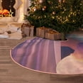 thumbnail image 5 of KLL Christmas Tree Skirt,Party Decorations Farmhouse for Christmas Decorations Holiday Party 48" -Dreamy Moonlit Window, 5 of 6