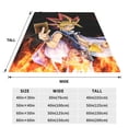 thumbnail image 4 of Yu-Gi-Oh Fleece Blanket Super Soft Cozy Warm Flannel Fleece Throw Blanket For Couch Bed Sofa Throw 80"X60", 4 of 7