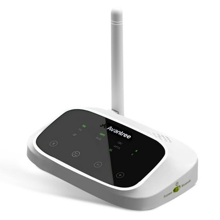 1 Mile Range Waterproof Transmitter (Avantree LONG RANGE Bluetooth Transmitter and Receiver 2-in-1 for TV / Speakers, Voice Prompt, aptX Low Latency, Support Optical & 3.5mm Audio -)