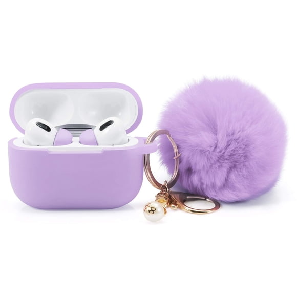 Funda de silicona lavanda púrpura para AirPods Pro Cypher.V
