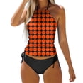 thumbnail image 1 of YDLCAFD Easter Women's Two Piece Printed Swimsuit Tankini Swimsuit Set, 1 of 5