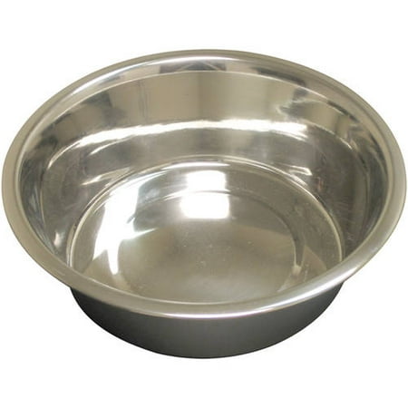 QT Dog, Heavy Standard Stainless Steel Food Bowl, 1