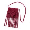 thumbnail image 1 of HEVIRGO Beach Bag Long Tassels Storage Rattan Multipurpose Single Shoulder Strap Bag for Beach, 1 of 10