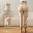 thumbnail image 7 of Athlemo Women High-Waisted Tummy Control Shapewear Capri Anti-Cellulite Leggings, 7 of 7