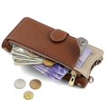 thumbnail image 4 of For Samsung Galaxy A35 5G Leather Case Wallet Stand Cover Irregular Tail Style with Chain Strap - Gr, 4 of 5