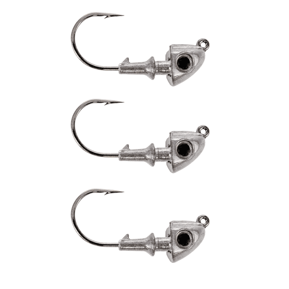 Buckeye Lures 3/8 oz unpainted, G-Man swimbait head (3 pack)