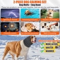 thumbnail image 2 of TSYKHAIA Orejeras Relajantes para Perros 2PCS, Versión Mejorada Ultrasilenciosa Protección Auditiva Ajustable Ultra Silenciosa, Reducción de Ruido por Fuegos Artificiales y Alivio Ansiedad Canina, 2 of 7