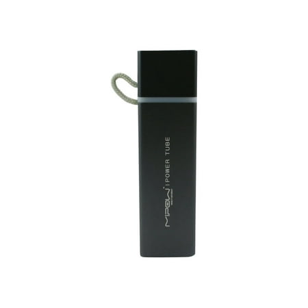 MiPow Power Tube 4000 - External battery pack - Li-pol - 4000 mAh - black - for Apple iPhone/iPod