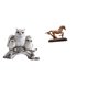 thumbnail image 1 of Figuras de búho,Figuras de búho,animales artificiales,artesanías,decoración del hogar,Figura en miniatura de búho moderna para dormitorio,Figura de caballo,Escultura de figura de caballo, 1 of 8