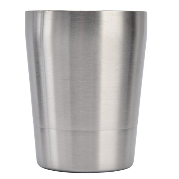 QIILU Chope à Bière en Métal Inoxydable 304 à Double Paroi Tasse à Cocktail Café Anti-Brûlure Tasse de Bureau, Tasse Isolante Thermique, Tasse à Bière en Acier Inoxydable