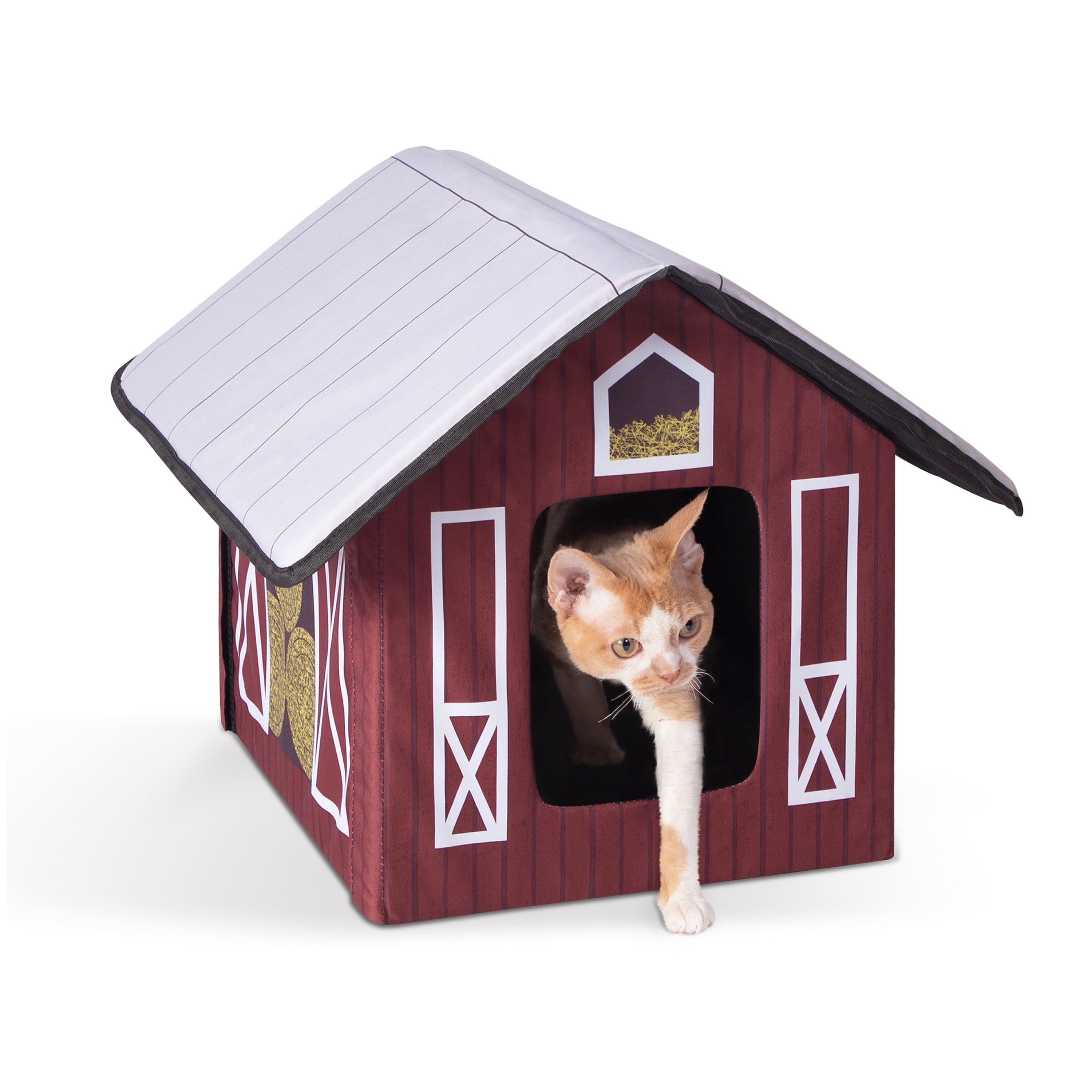 Feral Cat House Foldable Kitty House Cat Shelter for Pets Waterproof Pet Outdoor Cat House