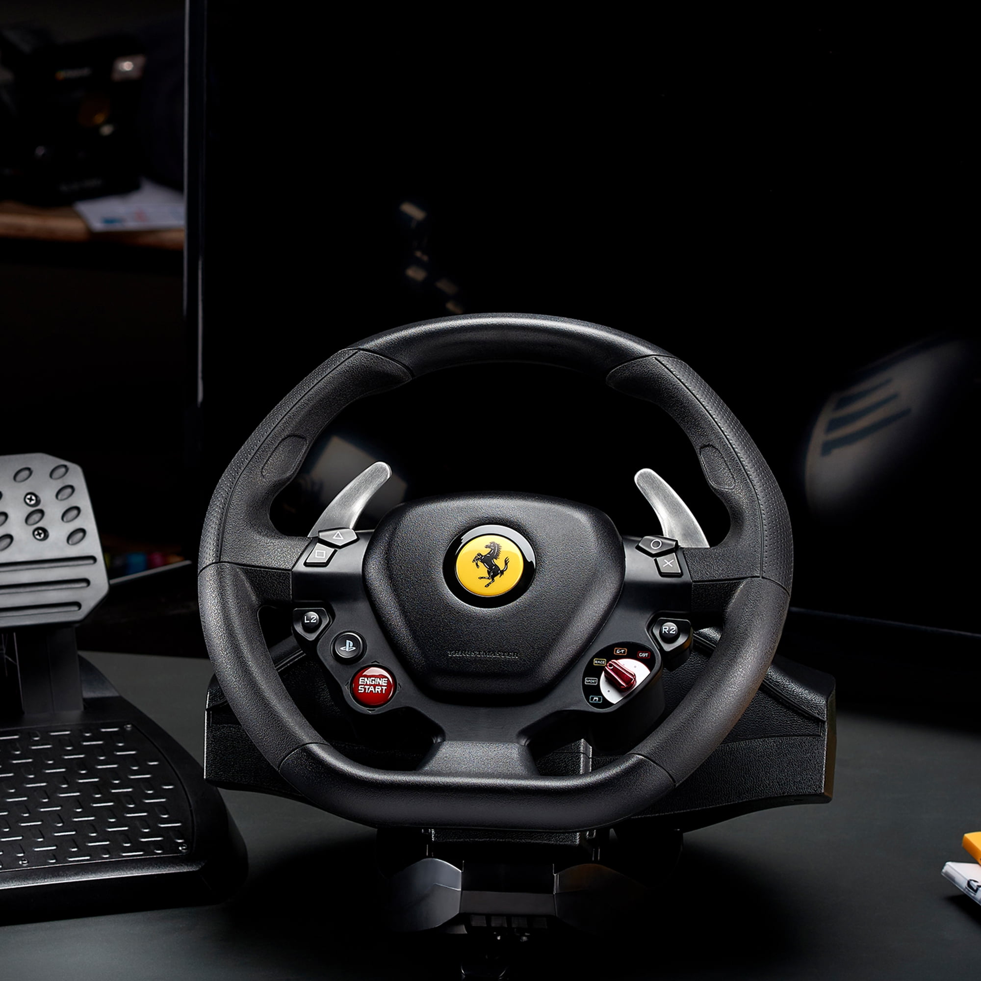 PS4-Lenkrad Thrustmaster T80 Ferrari 488 Edition GTB Funktioniert mit  PS5-Spielen - Gaming-Lenkrad - Einkauf & Preis