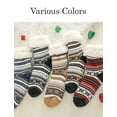 thumbnail image 7 of FEOYA Men's Warm Winter Socks Grip Socks Stockings Thermal Socks Extra Thick Slipper Socks Cozy Floor Socks Breathable Fleece Lining for Home Hiking Business Bed Outdoor Walking Sleeping Cabin, 7 of 7