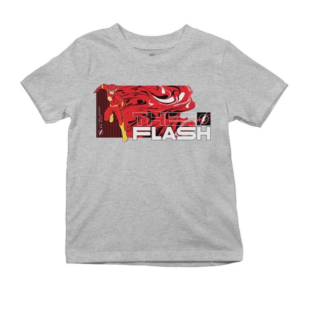Playera Fan Army The Flash Talla 6 fastest man manga corta gris