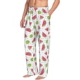 thumbnail image 2 of Xecao Watermelon And Kiwi Men's Straight Lounge Pajama Pants: The Ultimate in Comfortable Sleepwear, 2 of 9
