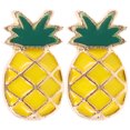 thumbnail image 1 of 1 par de pendientes de fruta, pendientes estéticos, pendientes de moda, pendientes con tachuelas, joyería para mujer, 1 of 8
