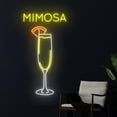 thumbnail image 2 of Handmadetneonsign Mimosa Led Sign, Mimosa Neon Light, Mimosa Cocktail Neon Sign, Drinking Club Led, 2 of 5