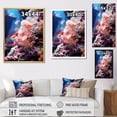 thumbnail image 4 of Designart "The Ballet Of Pink Coral And Anemones" Coastal Coral Under Water Floater Framed Canvas Art Print, 4 of 5
